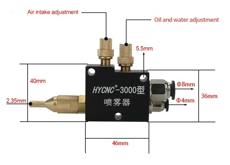 Распылители масляного тумана YS-BPV-3000 (4-8 мм)-2 Распылители масляного тумана YS-BPV-3000 (4-8 мм)-2