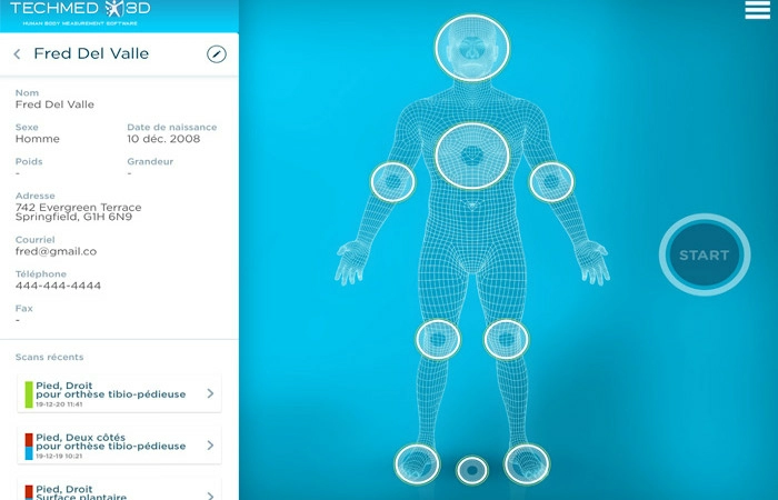 3DsizeMe от TechMed3D