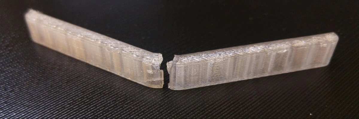 3D пластик PETG плохо обрабатывается