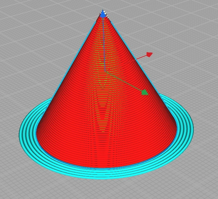 Настройка прилипания к столу - кайма