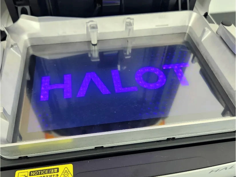 Размер печатной зоны HALOT-X1 Размер печатной зоны HALOT-X1