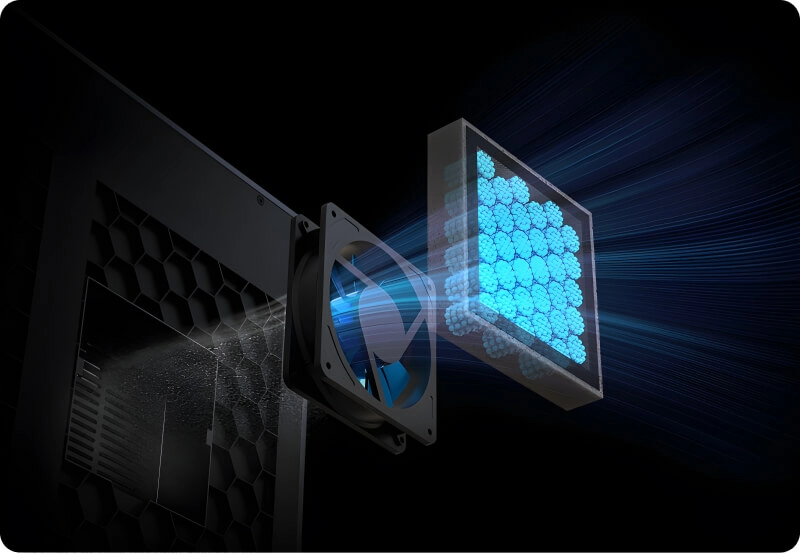 Creality-K1C система фильтрации