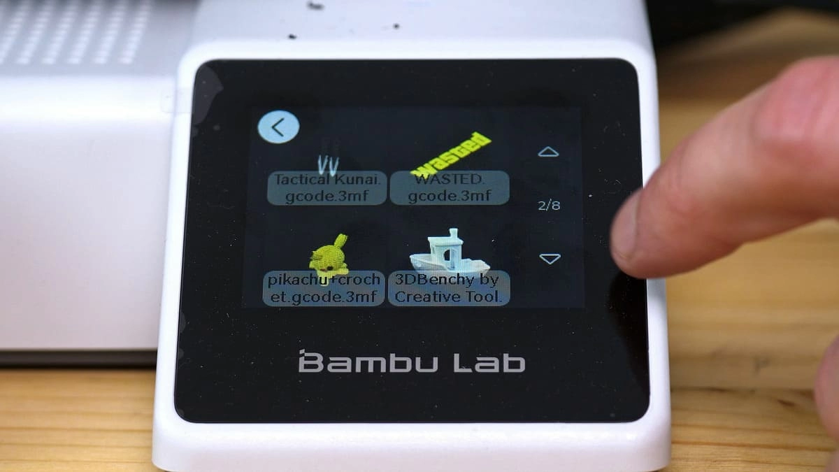 Дисплей Bambu Lab A1 Mini Combo