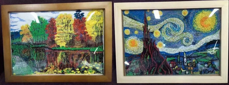 Картины, исполненные с помощью 3D ручки