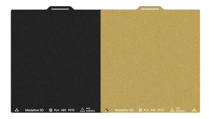 PEI платформа Modefine3D для 3D принтера Bambu Lab A1/X1/P1 Чёрная и Золотая