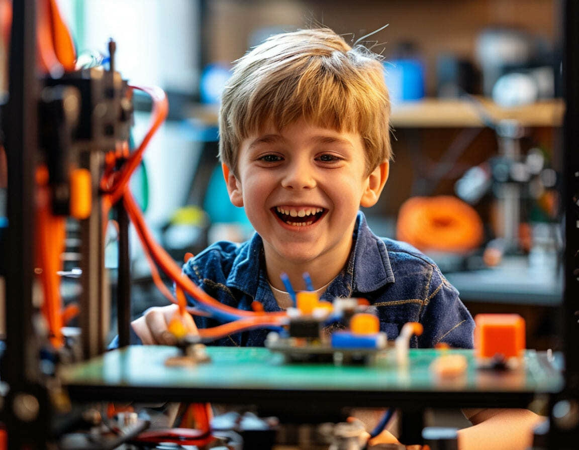 Принтер с комплектом катушкой PLA и виртуальной моделью