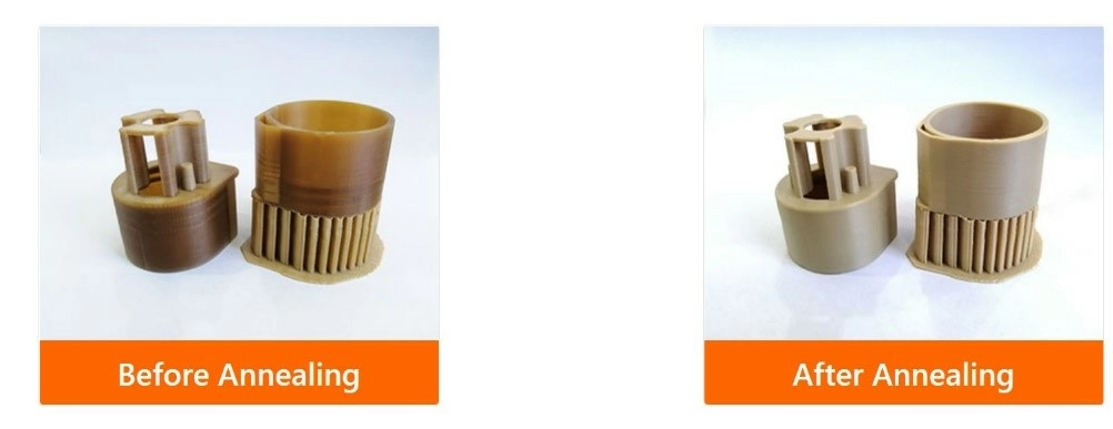 Изменение цвета пластика после обжига