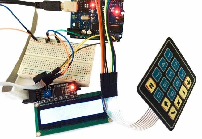 Пример использования матричной клавиатуры