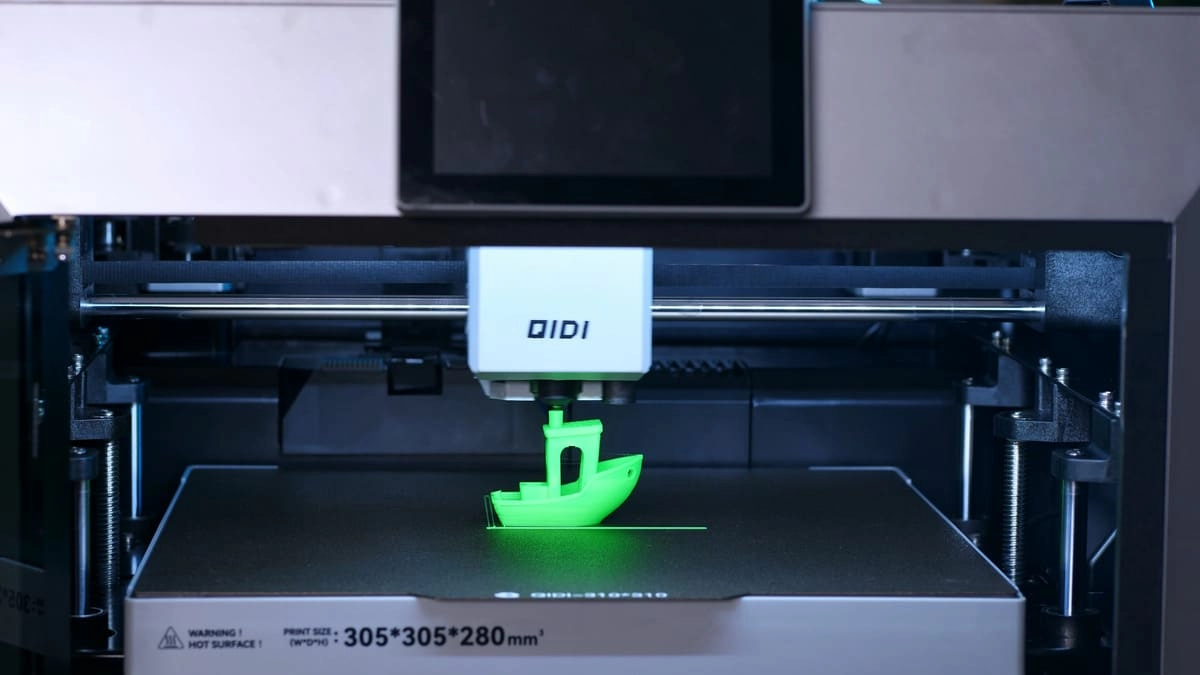 Печать кораблика PLA от YouSu на Qidi Plus 4