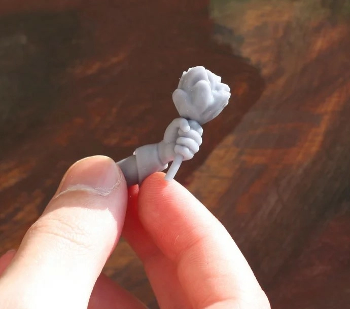 ZBrush деталь после лепки