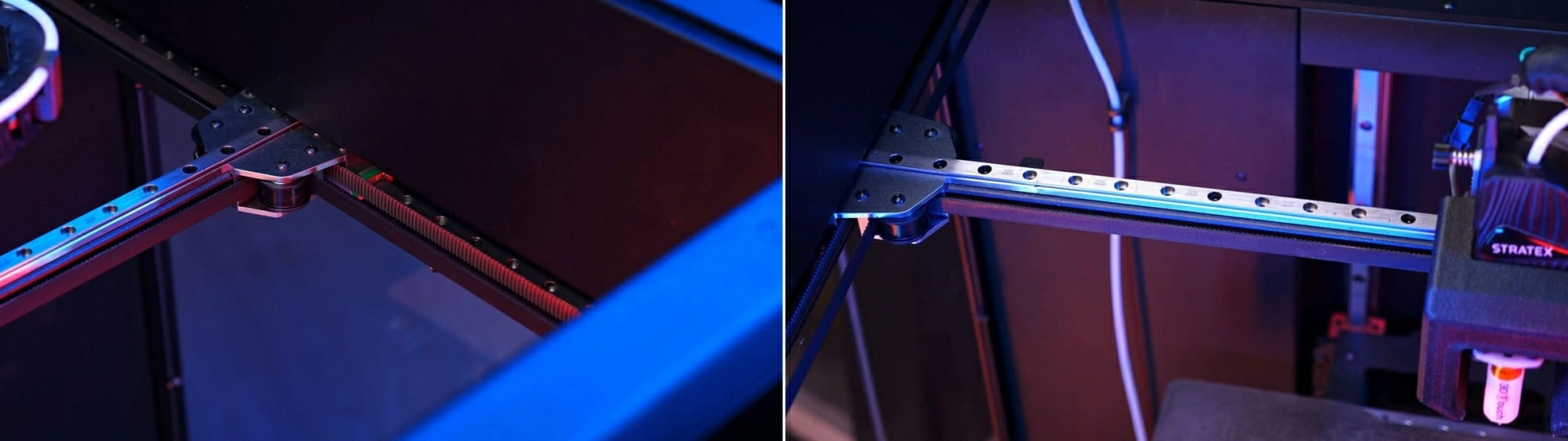 Кинематика CoreXY с NEMA17 и зубчатыми ремнями шириной 9 мм