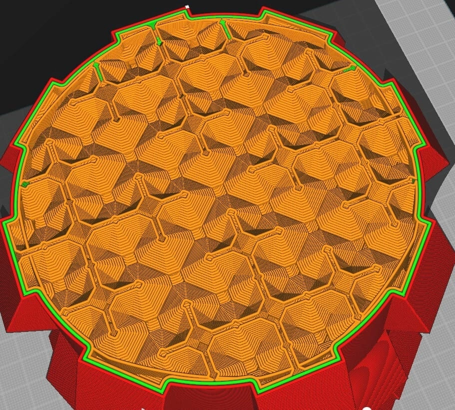 Шаблон для заполнения крестовое 3D