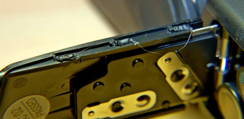 Починка детали с помощью 3D ручки