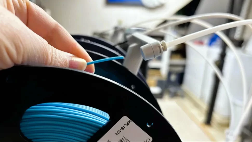 Загрузка филамента Anycubic Kobra X