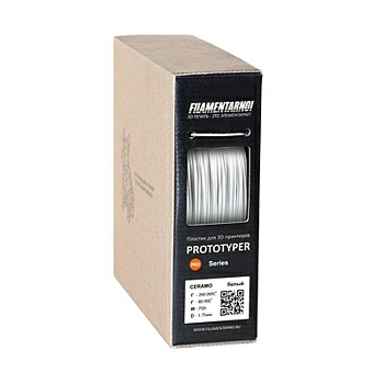 Ceramo пластик 1,75 FILAMENTARNO белый 0,75 кг Ceramo пластик 1,75 FILAMENTARNO белый 0,75 кг