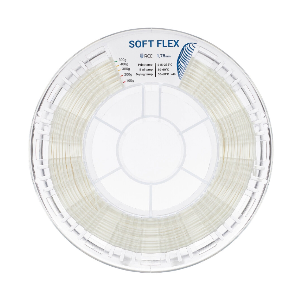 Soft Flex пластик 1,75 REC белый 0,5 кг