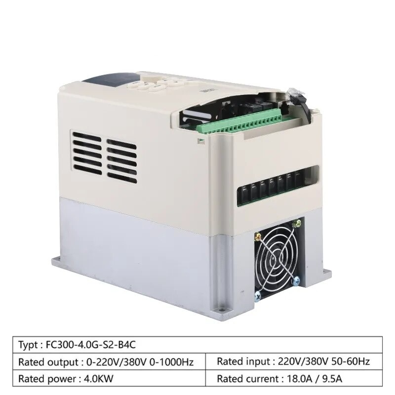 CHastotnyj preobrazovatel' (invertor) BEST FC300-4.0G-S2-B4C (4kVt, 220V) 3