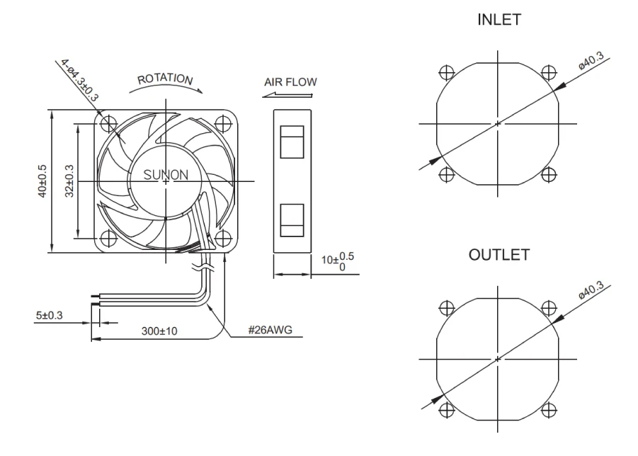 Ventilyator-osevoj40h40h10mm-Sunon