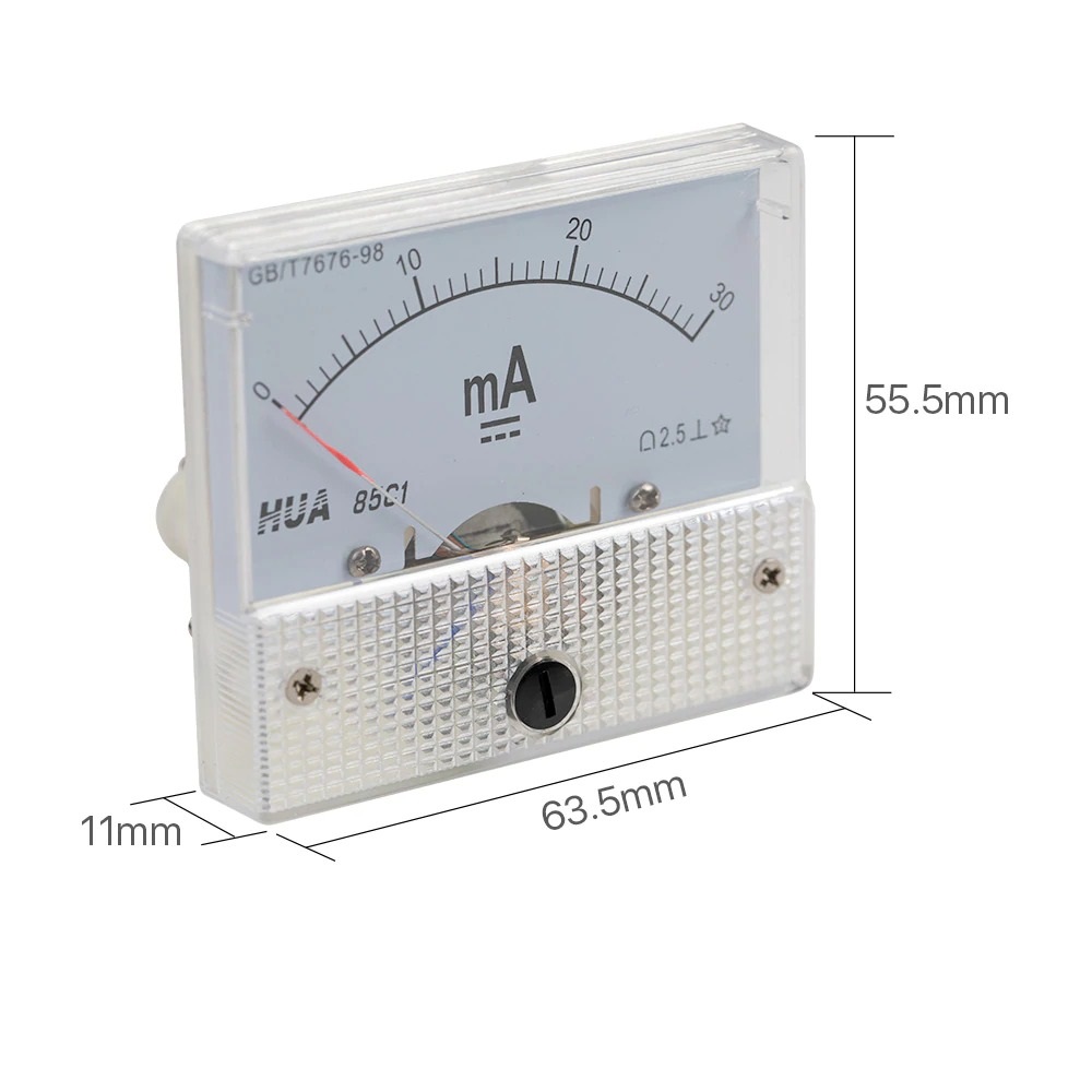 Амперметр HUA 30мА 85C1-3