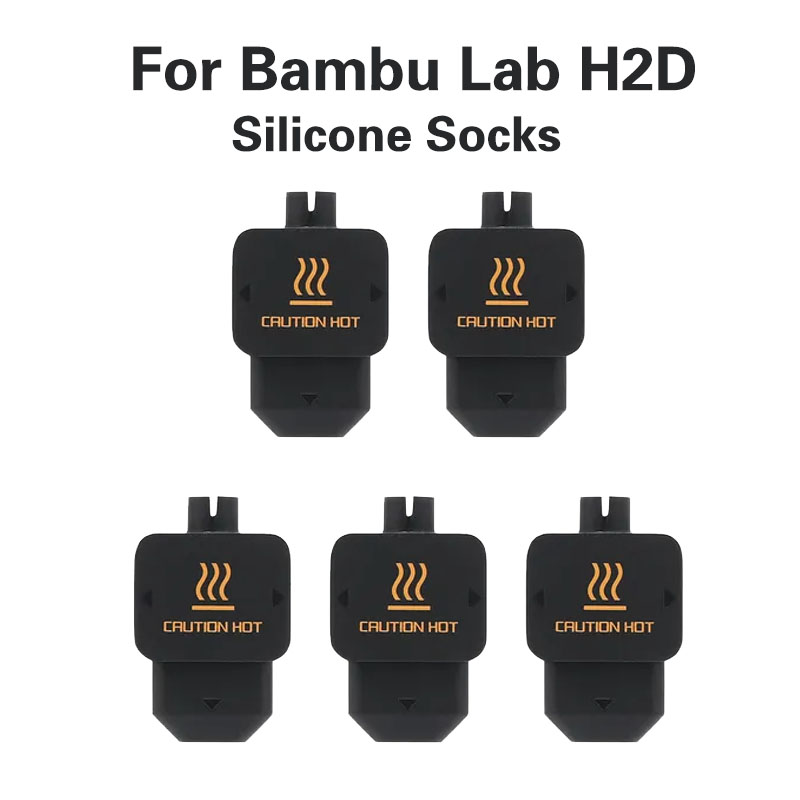 Silikonovaya teploizociya-zashchita hotenda 5 sht 3D printera Bambu Lab H2D