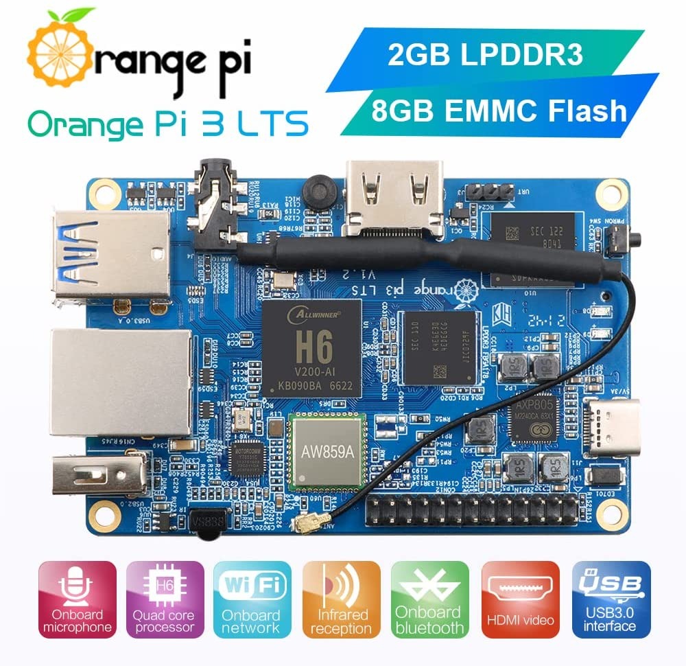 Orange Pi 3 LTS 2 GB