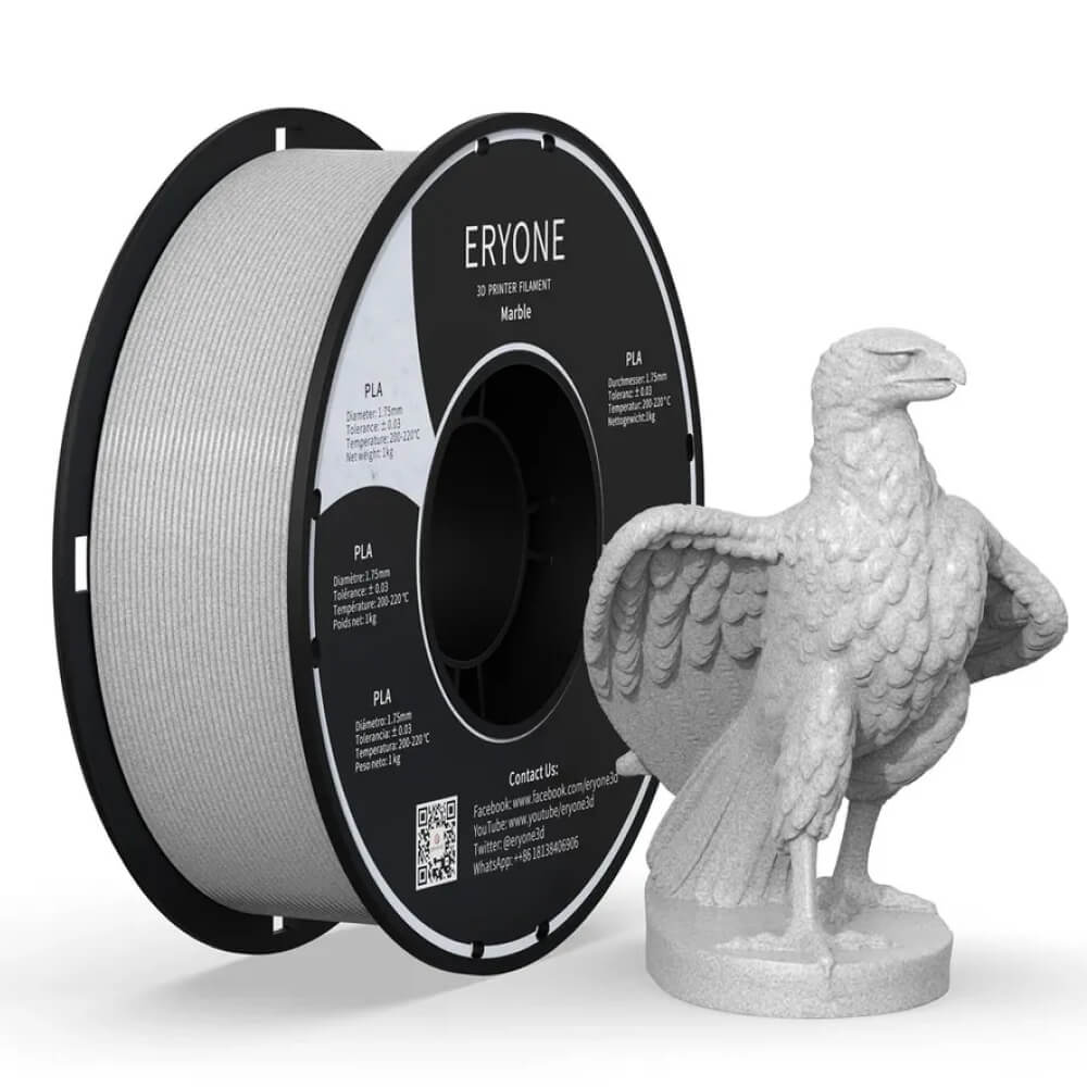 Marble filament 1.75 mm ERYONE 1kg