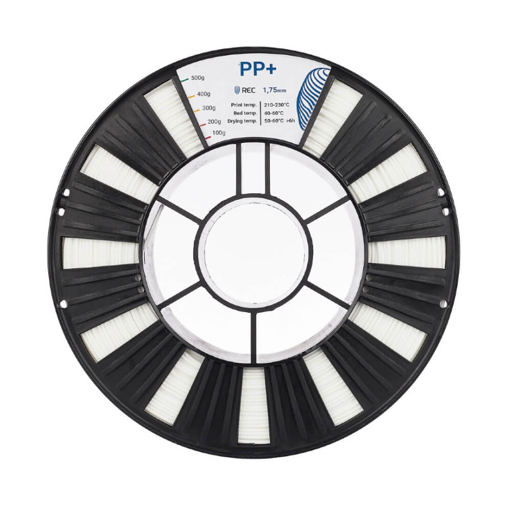 PP+ пластик 1,75 REC белый 0,5 кг