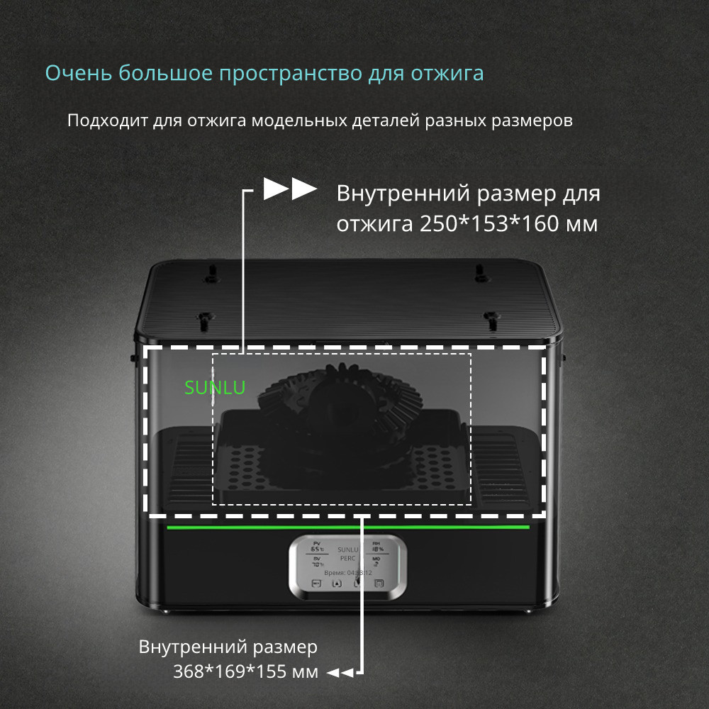 Высокотемпературная сушилка пластиков SUNLU E2