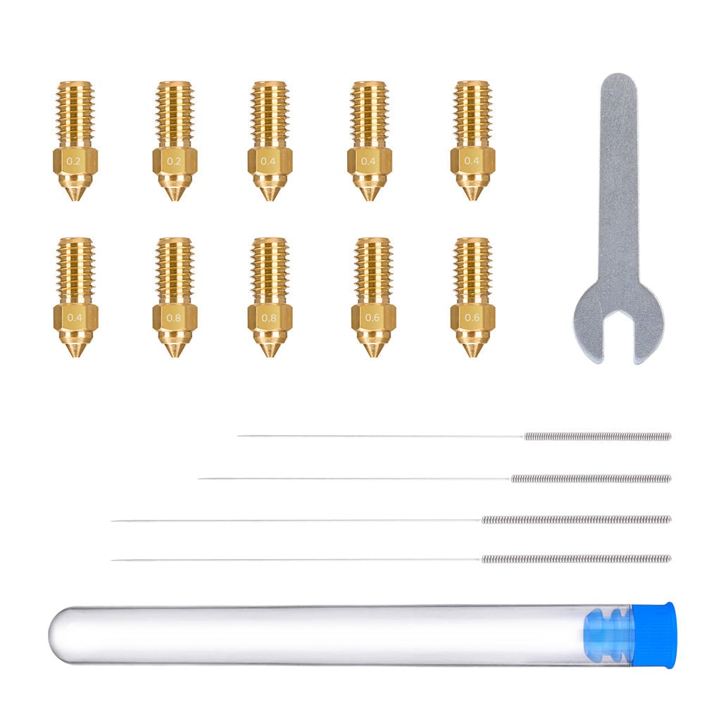 Multi-Size Brass Nozzle Kit for Neptune 4-4 Pro