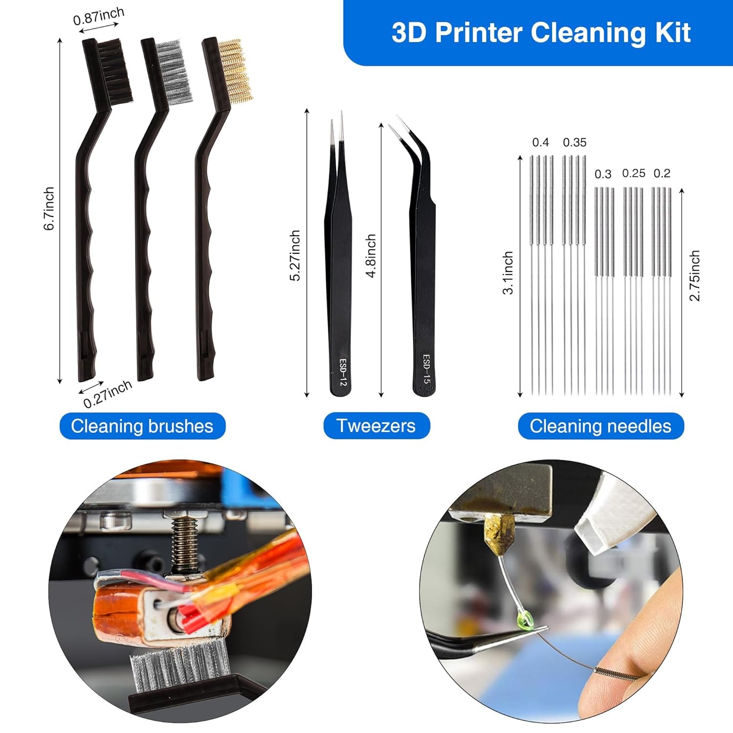Nabor instrumentov-76-predmetov-dlya postobrabotki modelej dlya 3D printera3
