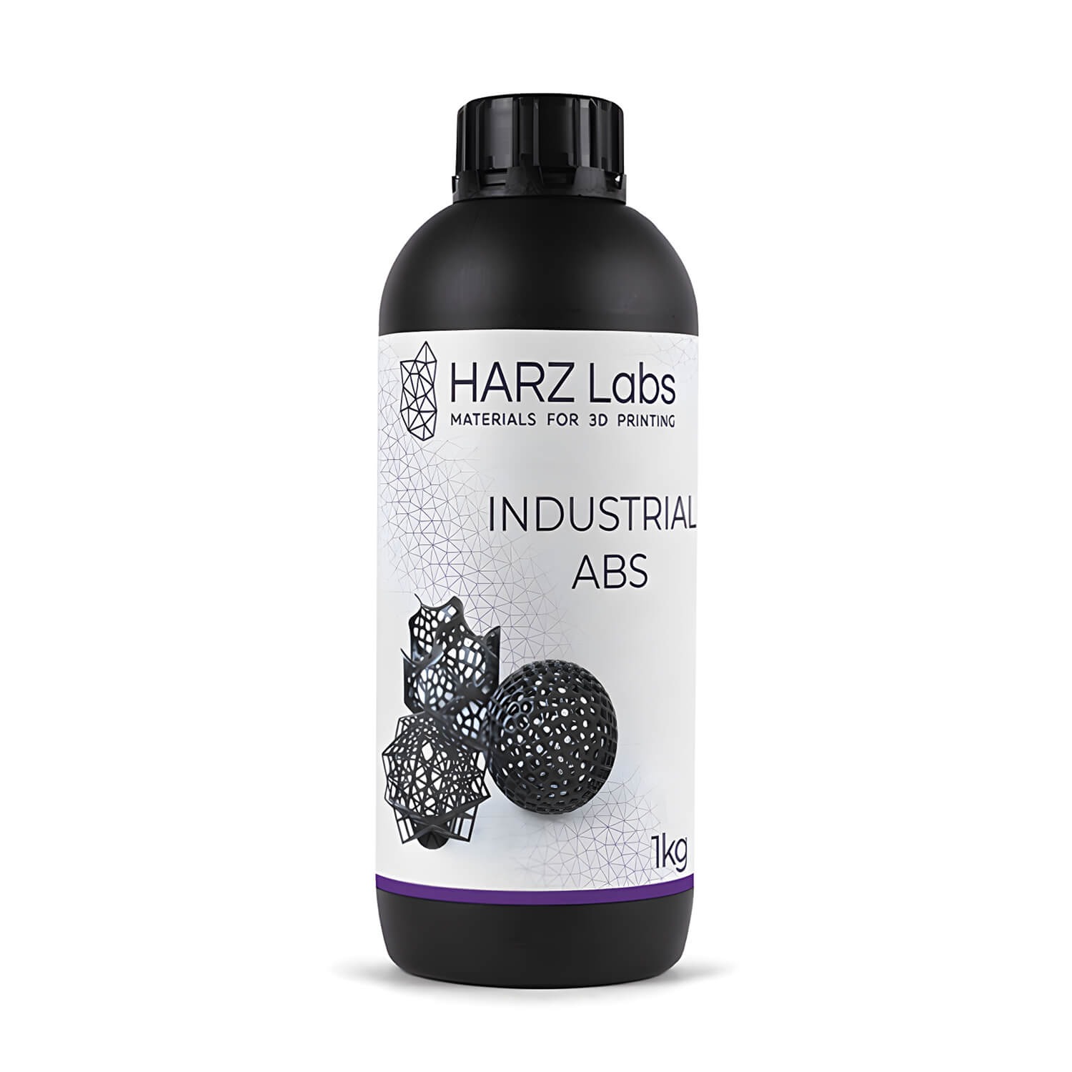 Фотополимерная смола HARZ Labs Industrial ABS 1 л, черная