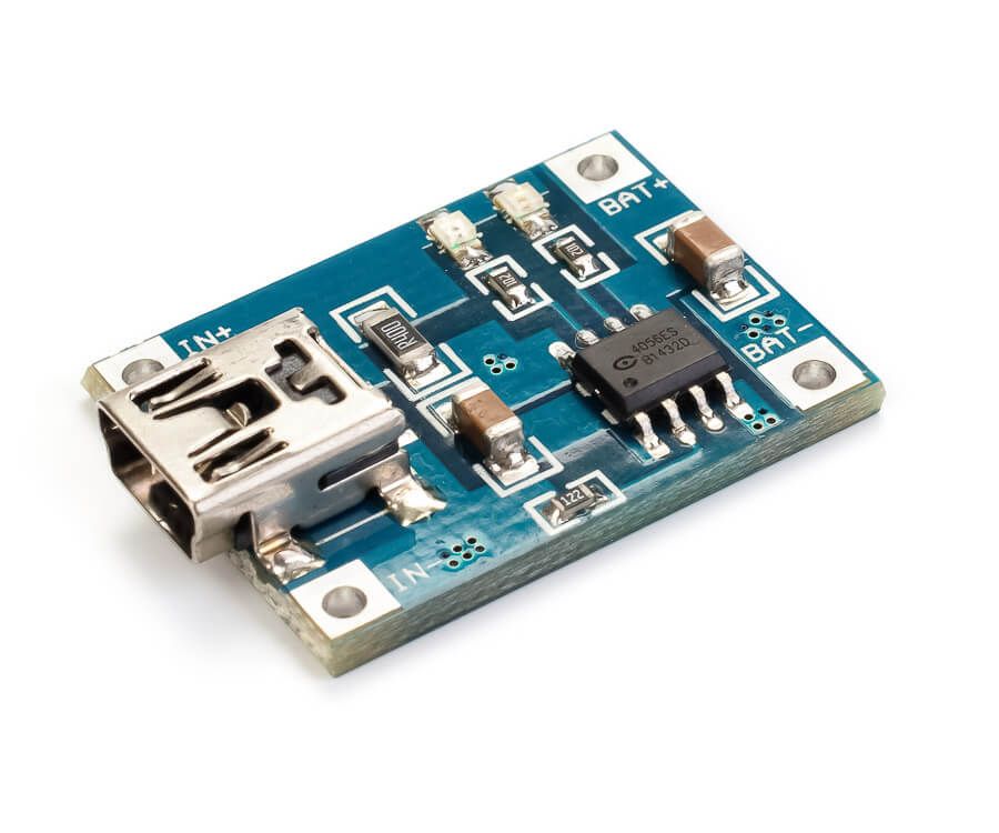 Модуль заряда Li-ion батарей TP4056 Mini USB Модуль заряда Li-ion батарей TP4056 Mini USB