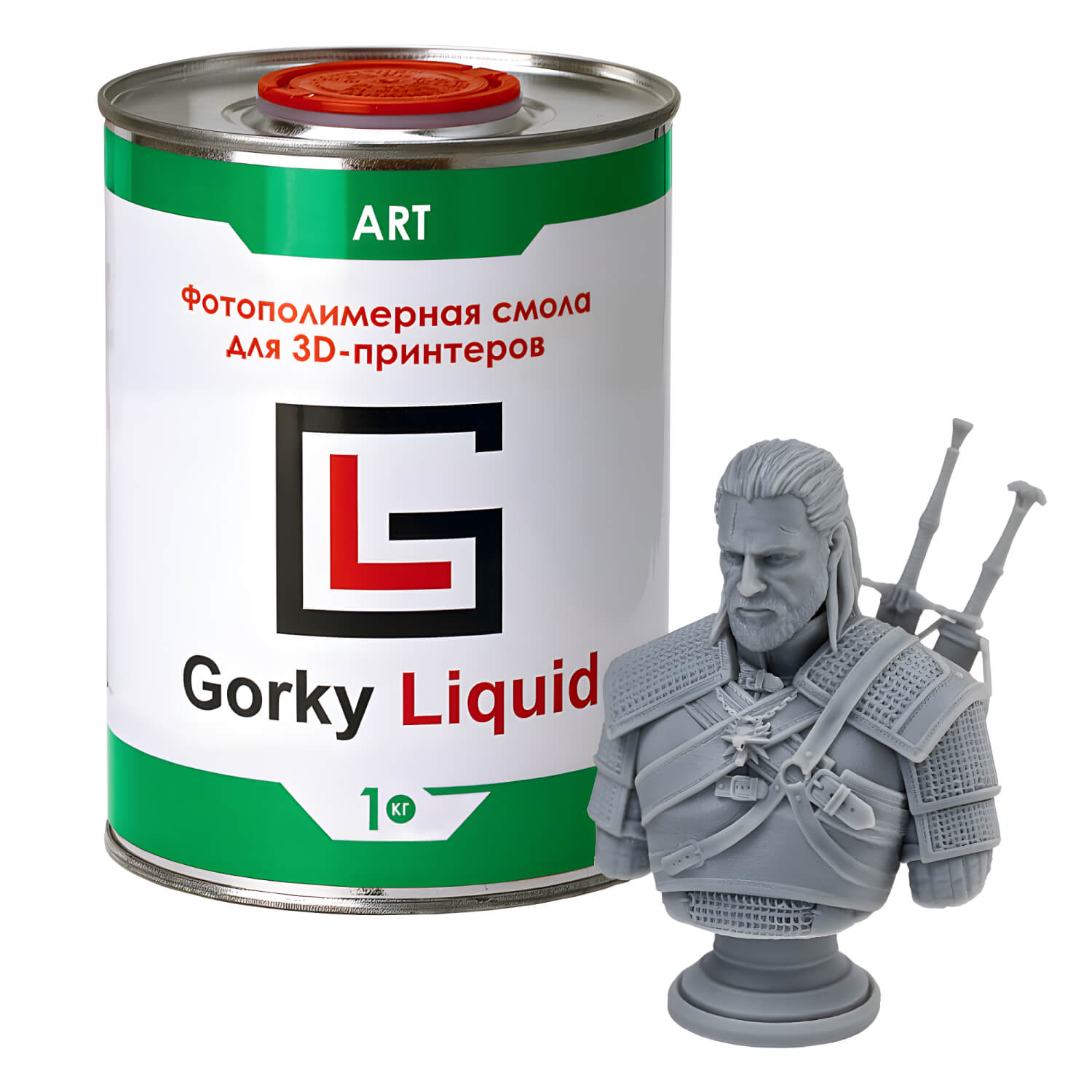 Фотополимерная смола Gorky Liquid "ART" 1 л, серая