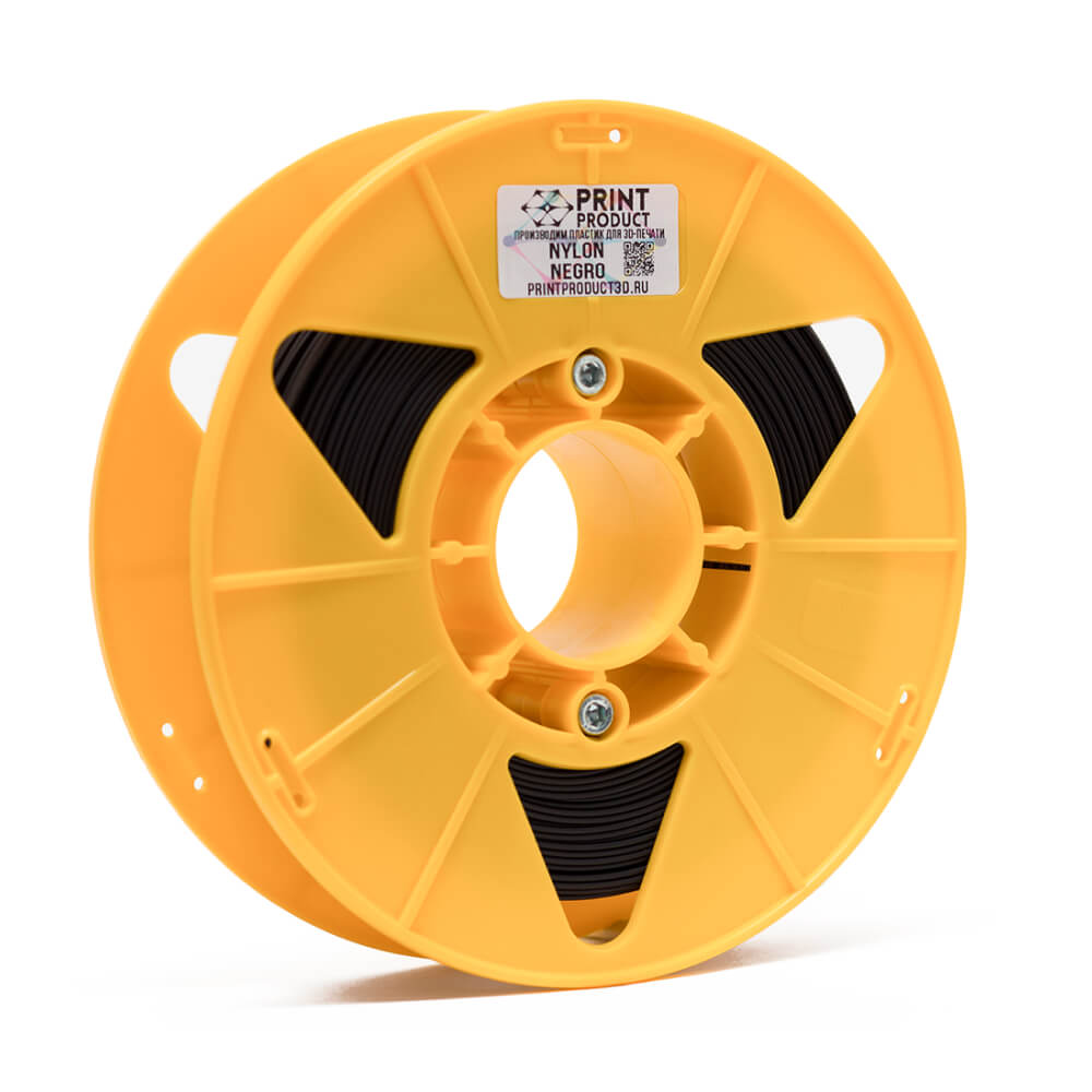 NYLON STRONG Negro пластик 1,75 PrintProduct черный 0,5 кг