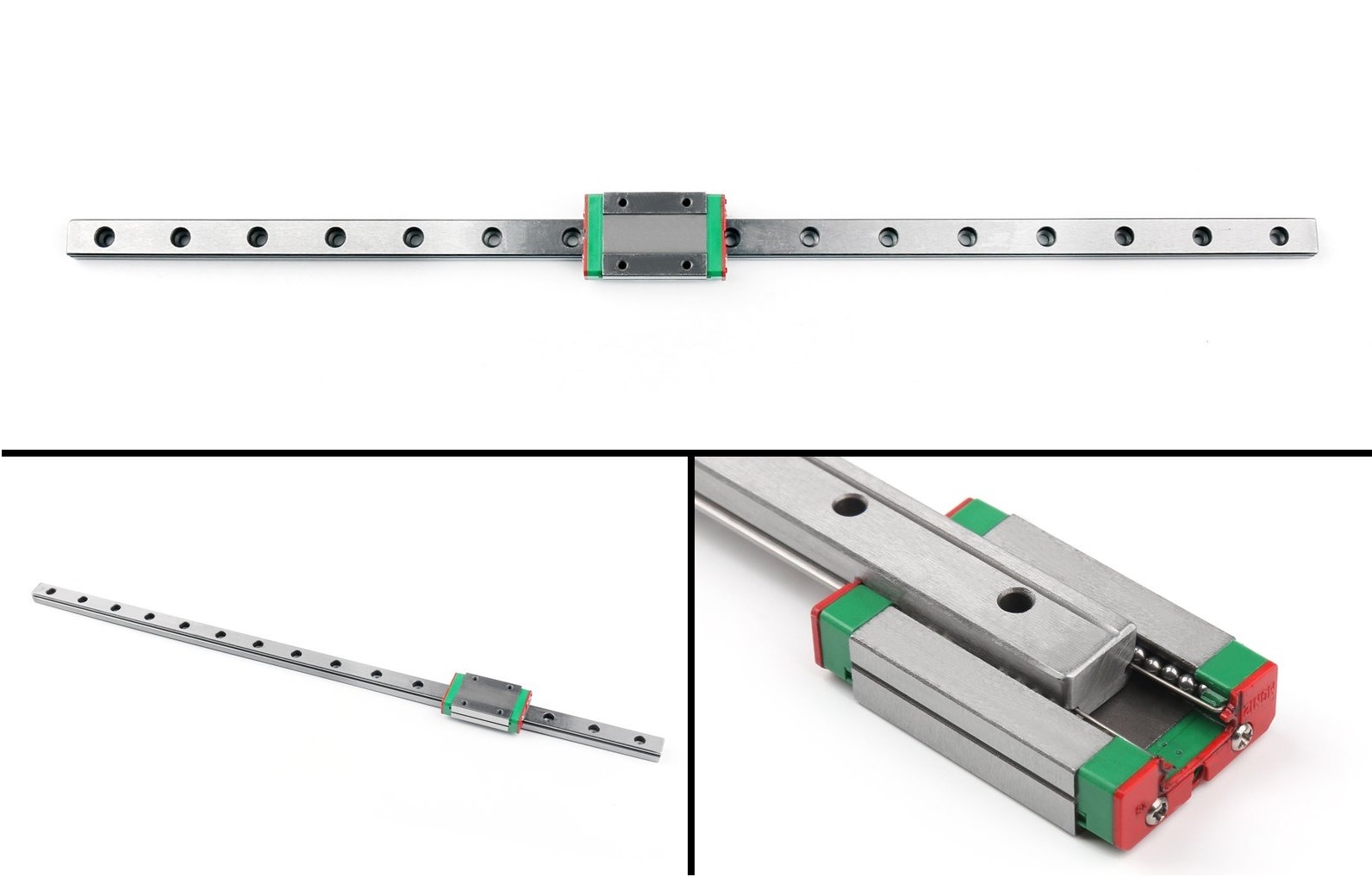 Рельса MGN12 с линейным модулем MGN12H (удлиненный)