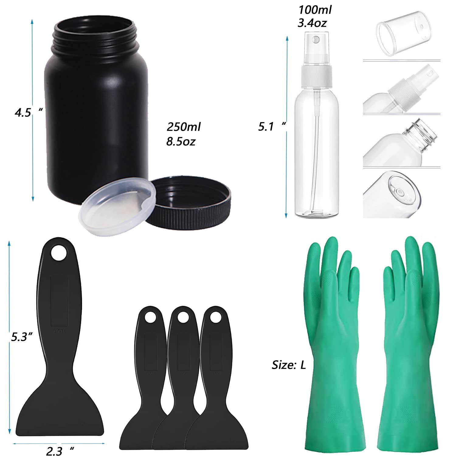 Nabor instrumentov dlya fotopolimernogo LCD-SLA-DLP 3D printera2