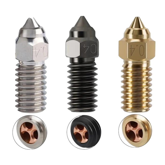 Kingroon_Three_channel_Nozzle_for_Elegoo_Neptune_4_3D_Printer_Brass_Copper_2