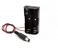 Батарейный отсек 2xАА со штекером, открытый