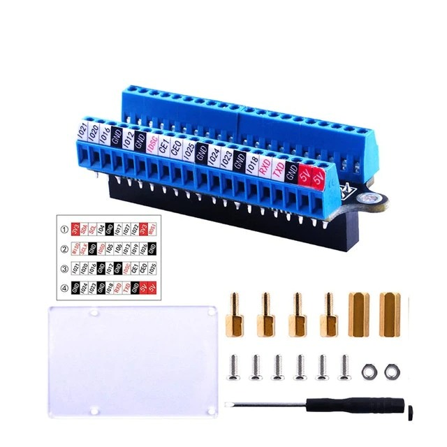 Мини-клеммный шилд для raspberry 4