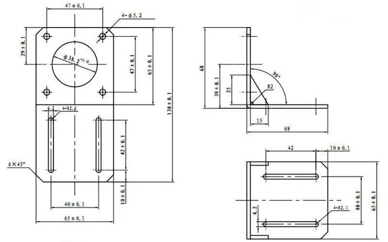 Metallicheskij-kronshtejn-ugolok-dlya-Nema-23-razmery Metallicheskij-kronshtejn-ugolok-dlya-Nema-23-razmery
