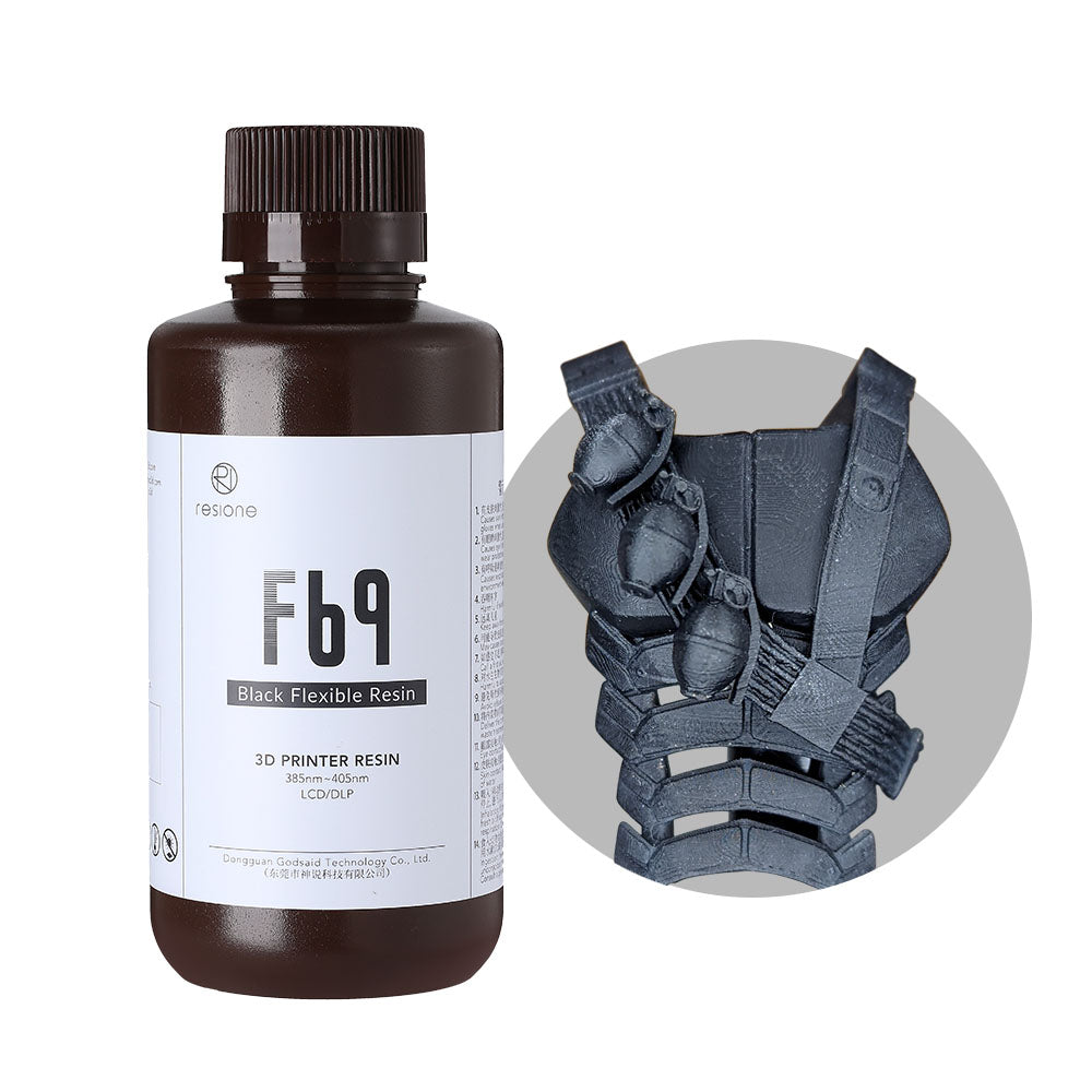 Фотополимерная смола Resione F69 Flexible 1 л, черная