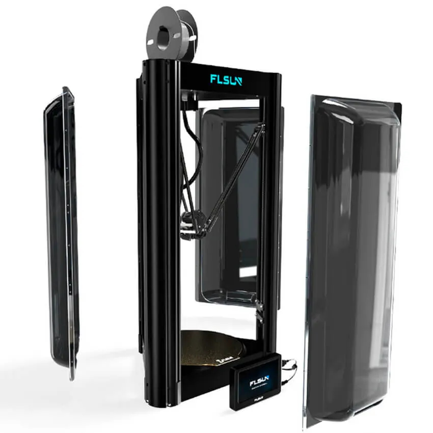 Комплект 3D-принтер FLSUN V400-Корпус, закрывающий рабочую область печати-4