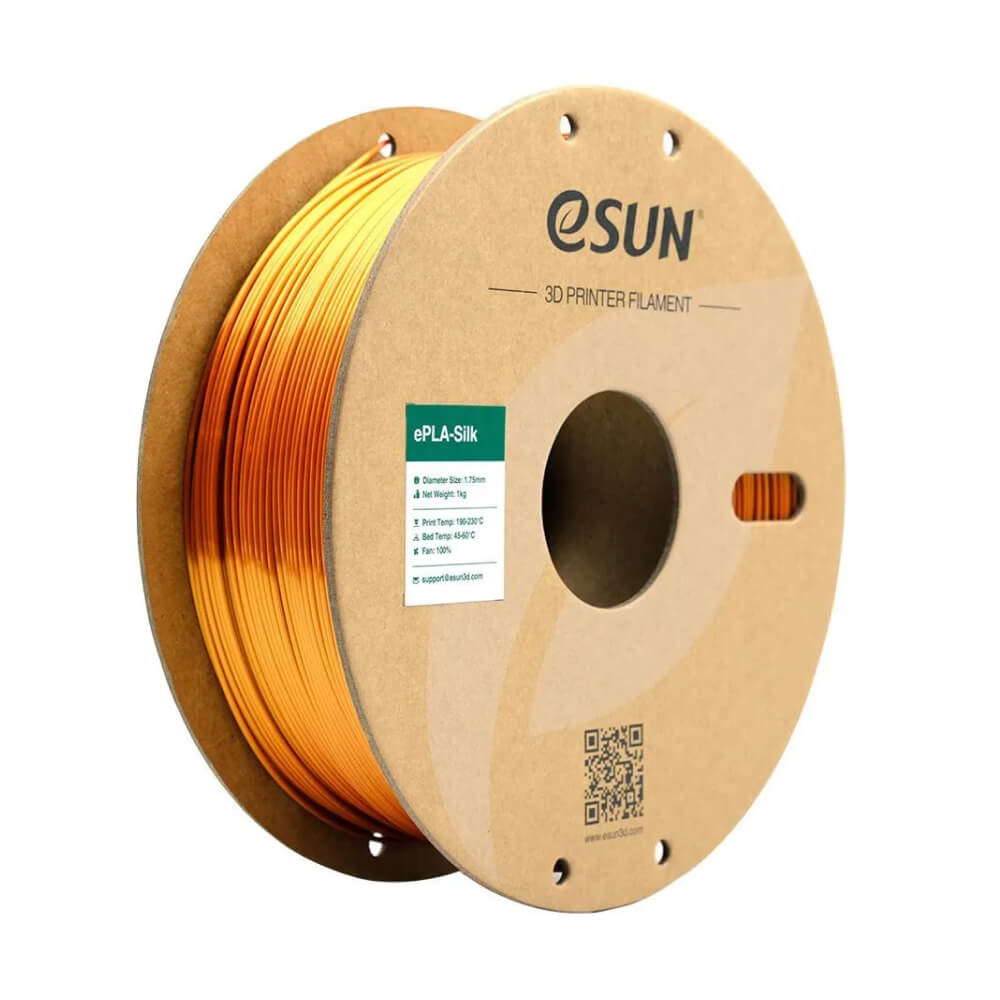 ePLA-Silk Metal пластик 1.75 мм eSUN металлик 1 кг (Медный)