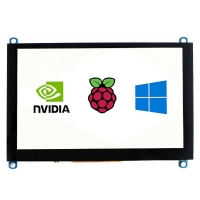 Сенсорный емкостной TFT LCD (H)-дисплей Raspberry Pi Waveshare, HDMI/VGA, 800x480 / 5”