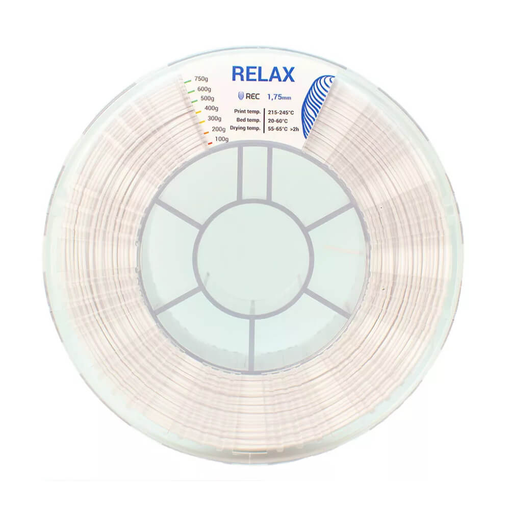 RELAX пластик 1,75 REC белый 0,75 кг