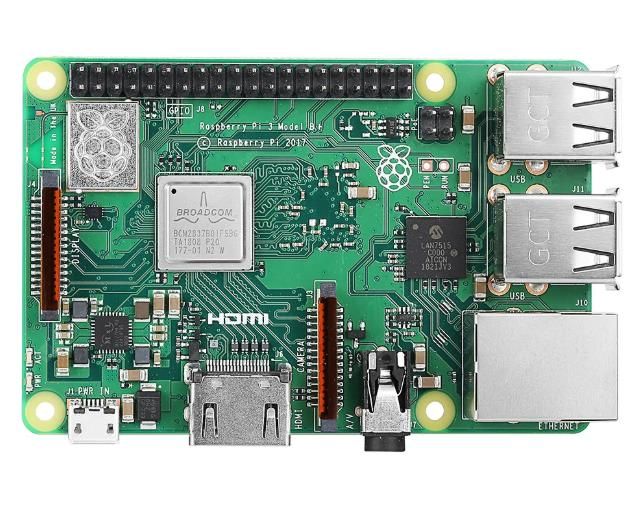 Микрокомпьютер Raspberry Pi 3 Model B+ (1 ГБ)