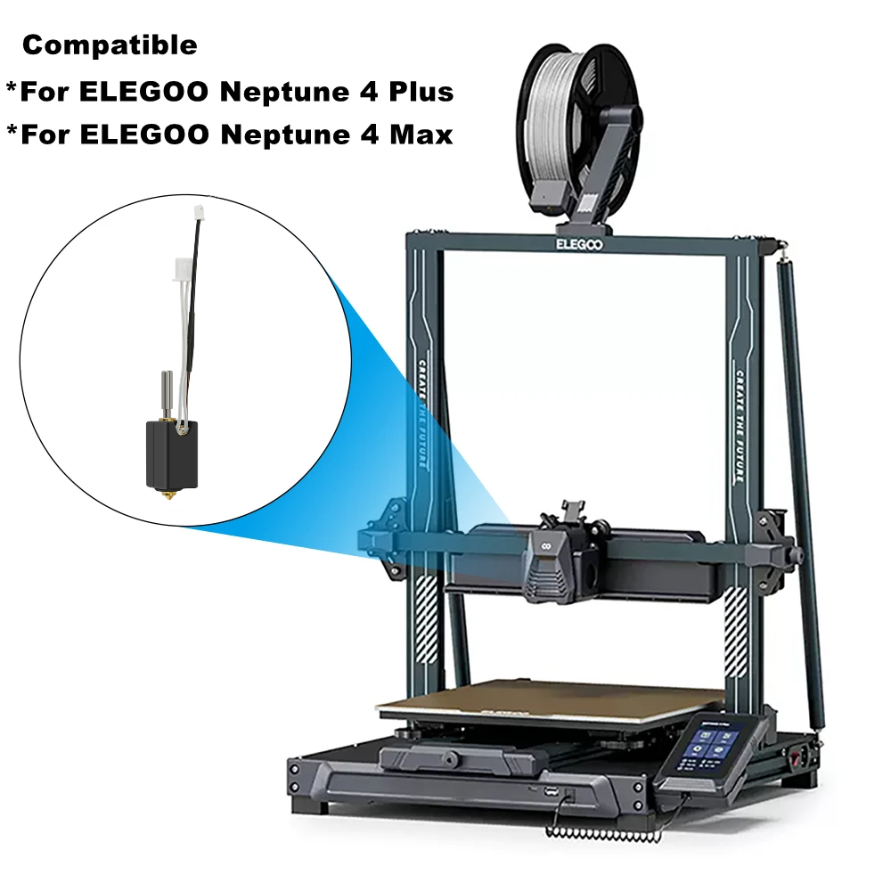 Hotend kit for Neptune 4 plus max without heatsink 2 Hotend kit for Neptune 4 plus max without heatsink 2