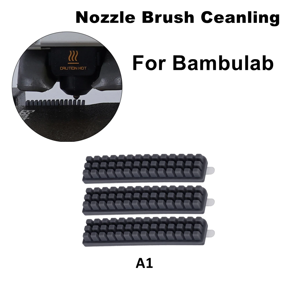 For BambuLab A1 Nozzle Silicone Brush 2 For BambuLab A1 Nozzle Silicone Brush 2