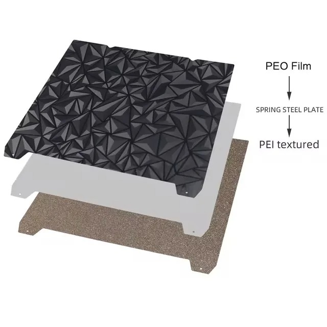 PEI-PEO двухсторонняя гибкая платформа для Creality K1 Max-310-315 мм