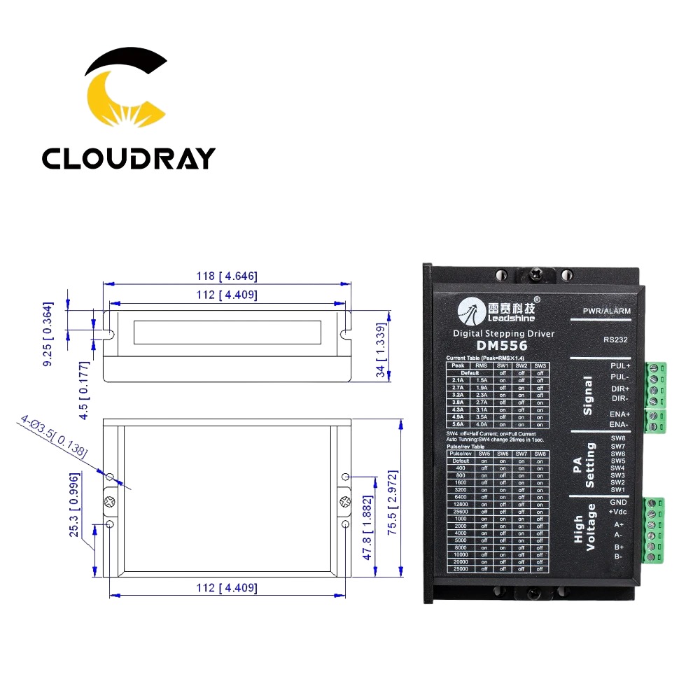 Stepper_motor_driver_Leadshine_DM556_2